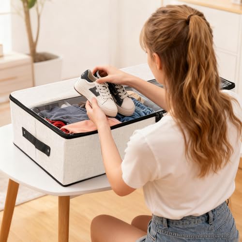 Rangement sous le lit pour vêtements, couvertures et jouets Teksome - 7