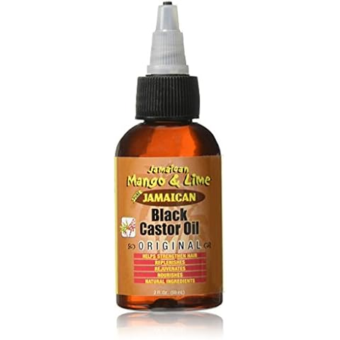 Jamaican Mango & Lime Black Castor Oil, Original, 2 Fl Oz Cover