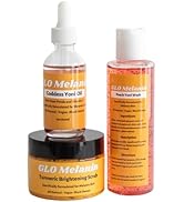 Yoni Wellness Kit with Turmeric Sea Salt Brightening Scrub for Dark Inner Thighs, Herbal Yoni Oil...