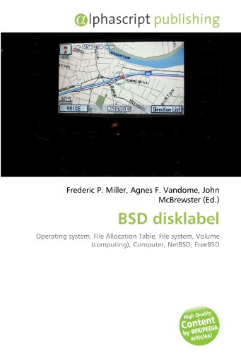 BSD disklabel: Operating system, File Allocation Table, File system, Volume (computing), Computer, NetBSD, FreeBSD