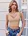 Avidlove Womens Crop Tops Sexy Plunge Deep V Neck Tank Tops Slim Fit Summer 2025 Soft (Nude, XL)