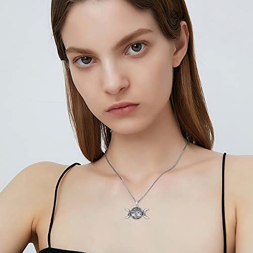 WINNICACA Tree of Life Necklace 925 Sterling Silver Family Celtic Tree Necklace Dainty Pendant Irish Jewelry Birthday Anniversary Christmas Gifts for Women Mom Wife Girlfriend3