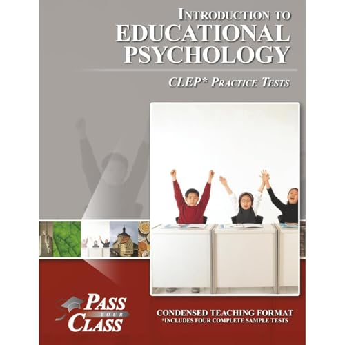 Introduction to Educational Psychology CLEP Practice Tests Audiolibro Por PassYourClass arte de portada