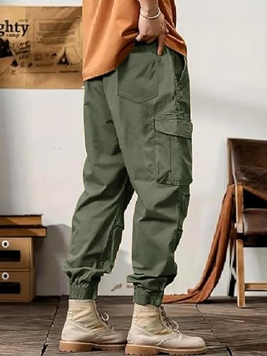 Image of Noble Monk Cargo for Men || Cotton Cargo Pant || Stylish Multi-Pocket Casual Trousers for Men