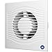 Bricoloco Extractor de baño silencioso Silent 25 db. 16x16 cm 7,8 W 100 mm. Extractor renovador de aire de baños. Elimina condensación de vapor y renueva el aire. Extracción 90 m3/h (1)