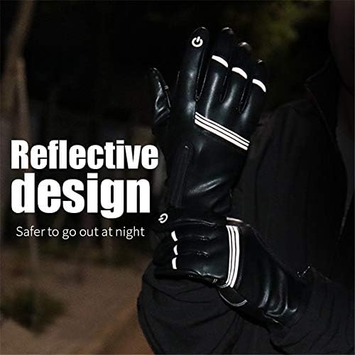 LuTuo Winter Cycling Gloves Running Gloves Windproof Fleece Thermal Lining Sports Gloves with Touch Screen Anti-slip Function - for Cycling Skiing Driving Men & Women
