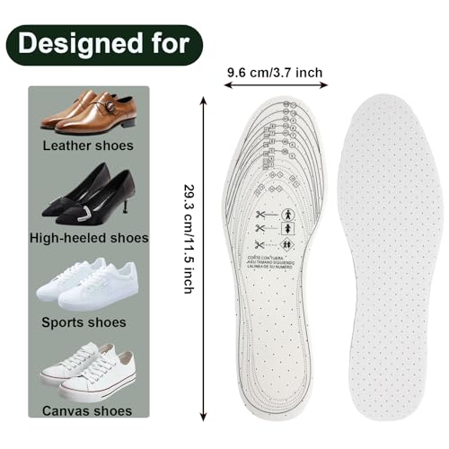 8 pares plantillas acolchadas unisex para calzado miniatura 2