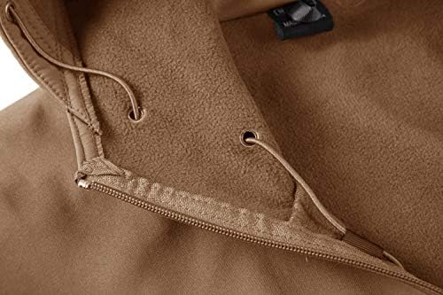 KEFITEVD Heren Tactische Jas Waterdichte Militaire Jas Combat Soft Shell Fleece Jassen met Meerdere Zakken, Donkerblauw, XXL
