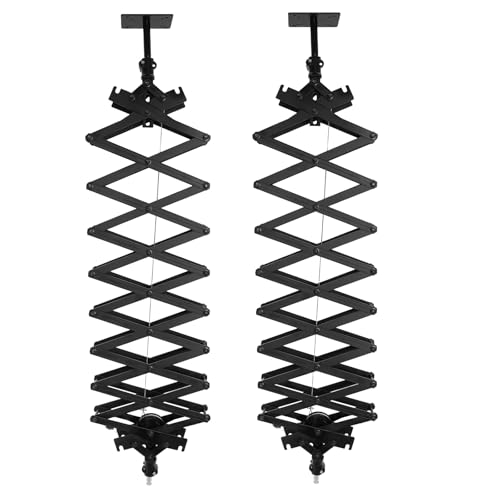 Image of Photography Ceiling Rail System, 21.7 inch-78.7 inch Adjustable Ceiling Mount Photography Lighting Kit with Steel Safety Wire, Retractable Photograph Studio Lighting Hanging Equipment