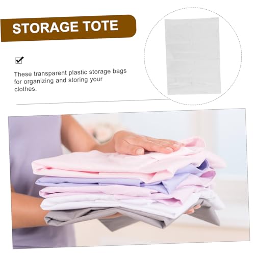 10pcs Clear Plastic Garment Bags for Clothing Storage Transparent Organizers for Closet Moving and Packing3