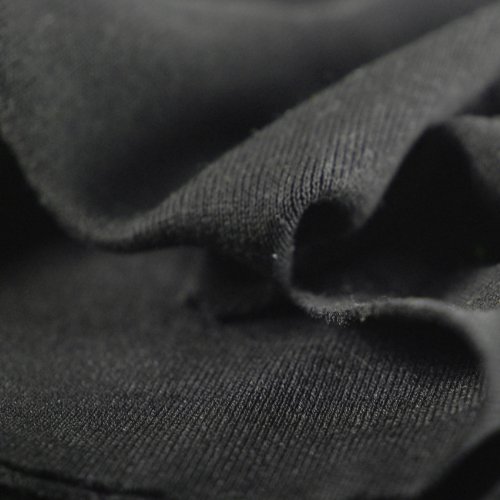 Neotrims Cotton Mix Lycra Type Stretch Knit Rib Fabric to Trim Garments, Waistbands, Cuffs and Welts. Light Weight Tubular Jersey Material for Apparel. Resilient, Soft Natural Cotton Feel. Black, Grey, Charcoal, Navy and Cream Colours. Great Price. Available in half and 1 meter option.