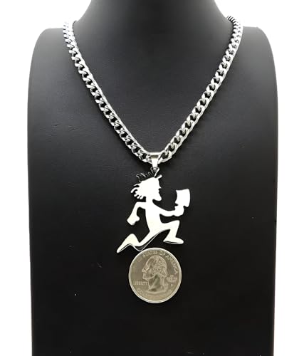 925 Sterling Silver Hatchetman Necklace Stainless Steel Hatchetman Pendant Charm High Polished Choose Chain Clown necklace hatchetman jewelry for Women and Men3
