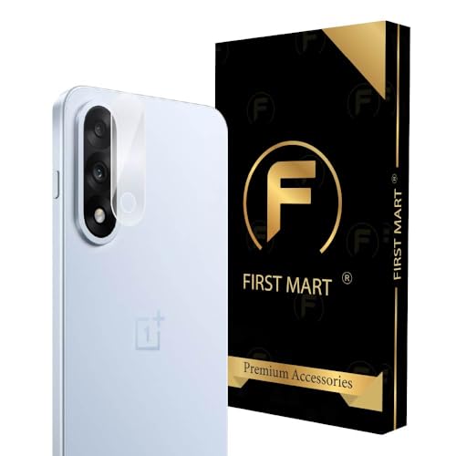 Image of FIRST MART Camera Lens Protector for OnePlus Nord 5 | 9H Tempered Glass, HD Clear, Scratch Resistant, Anti-Fingerprint, Case-Friendly | Crystal Clear, Pack of 1