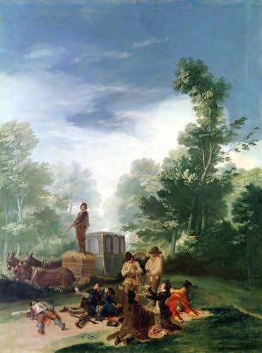 Impresiones lienzo Attacco di Francisco De Goya murales decorativos