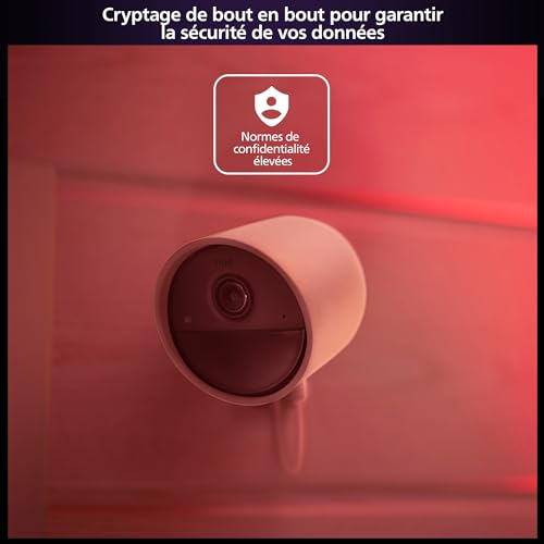 Pack de démarrage caméra de surveillance Philips Hue Secure intérieur extérieur + capteurs et ampoules E27 WCA - vue 6