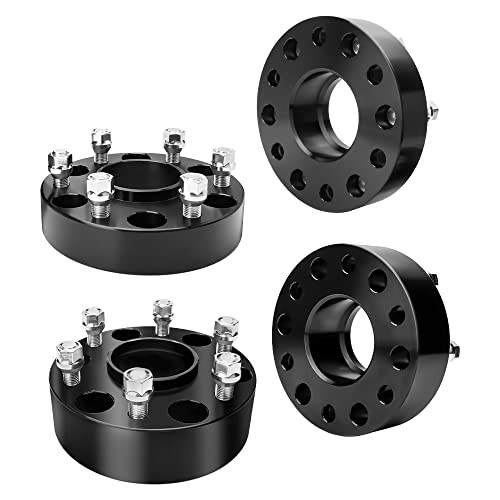 IRONTEK 2PCSx1.5+2PCSx1 Hubcentric Spacers 6x5.5/6x139.7mm Wheel Spacer Adapters (78.1mm Hub Bore, 14x1.5 Studs) for Cadillac 99-16 Escalade, for Chevrolet (88-99 C1500/ K1500, 00-12 Suburban 1500)