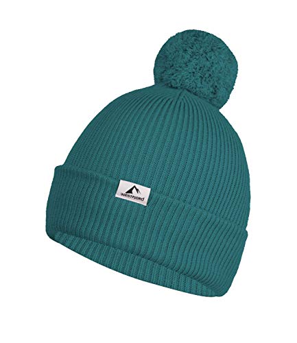 Westfjord Damen Strickmütze Katla, Grün, Größe one Size Cover