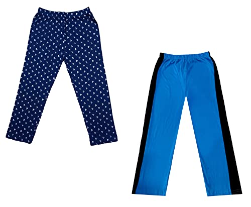 Image of indi weaves Boys and Girls Cotton Solid and Printed Pyjama /Pant /Trackpants