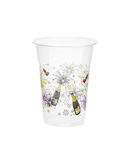KOVOT 50 Count 16-Ounce Plastic Cups (Snowman)
