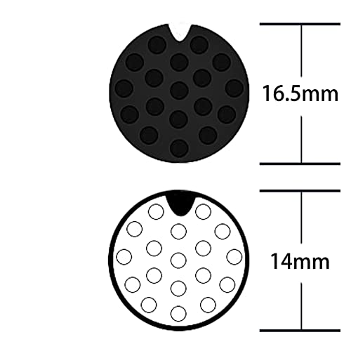 Image of 18 Pin Extension Cable Cord for Monitor Display of Backup Camera System Rear Side View Reverse Camera Car Video Extension Wire AV Extension Cable for RV Trailer Camper Truck Bus (5m /16.4ft)