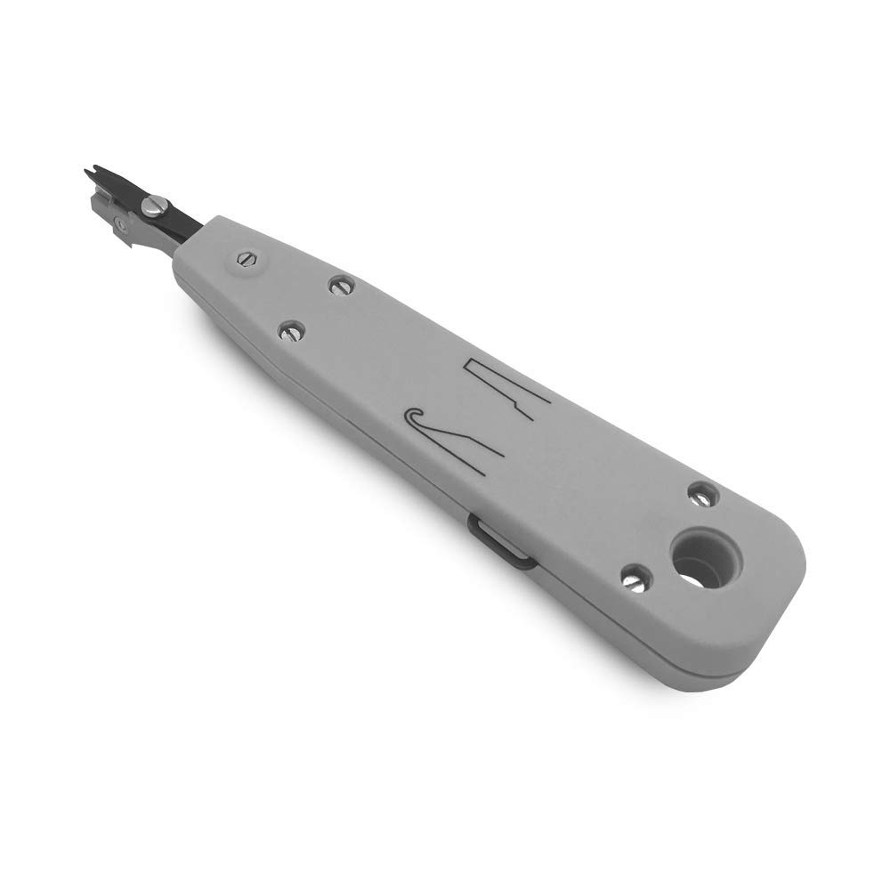 ARLI CAT 7 Verlegekabel 50m DUPLEX Netzwerkkabel + Werkzeugset Werkzeug Set Crimpzange + LSA Anlegewerkzeug + Tester + Messer Twin Installationskabel Kabel Netzwerk Verkabelung Datenkabel CAT7 Duo