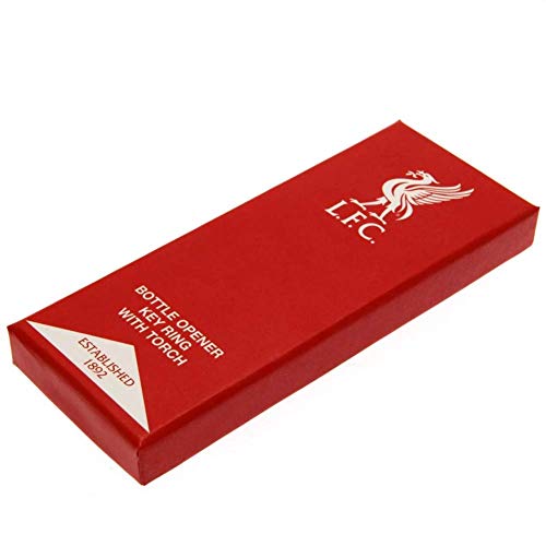Porte-clés décapsuleur Liverpool F.C. rouge, idée cadeau utile supporter - 4