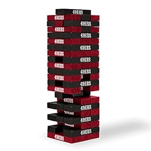 NFL Pro Football Tabletop Stackers Block Game by Wild Sports – Perfect Gift for NFL Football Fan, Dorm Game, Rec Room, Tailgate