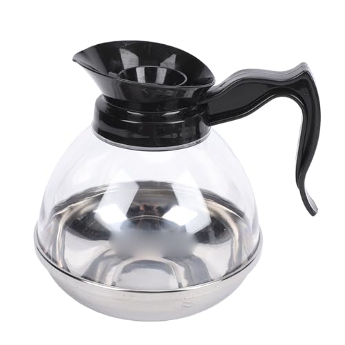 Qcwwy Cafeteras Tazas De Café Decantador 1600 Ml Comercial Olla Aislamiento Al Vacío Tetera Jarra Térmica De Café con Filtro De Goteo para Mantener El Té Agua Leche Caliente