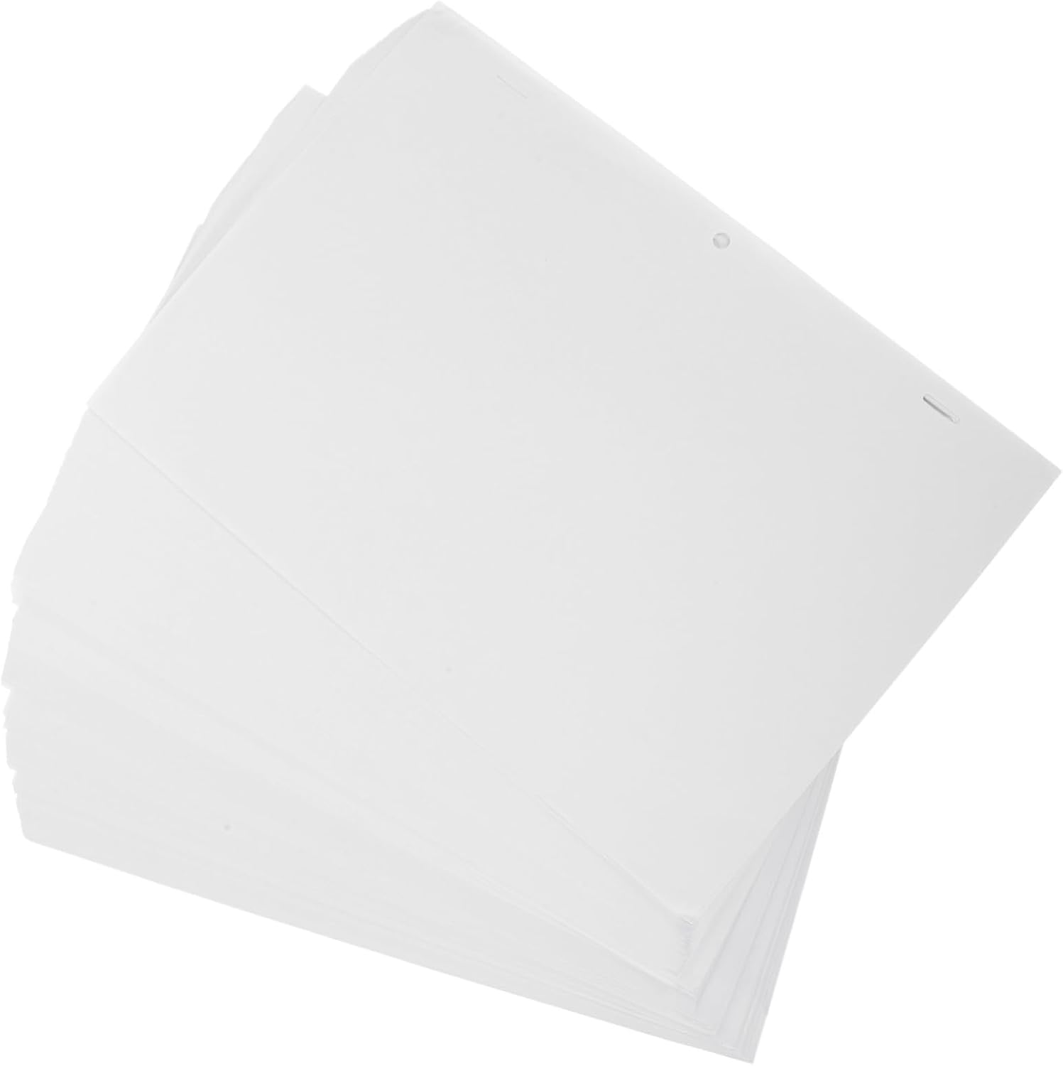 FONDOTIN 200pcs Animation Blank Drawing Supplies for Students Smooth Thick Blotting for Ink Watercolor for Painting