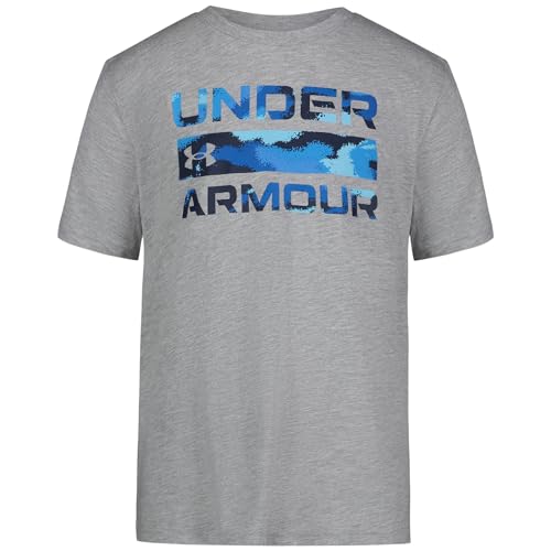 Under Armour Boys' Short Sleeve Shirt, Crewneck, Lightweight and Breathable, Legacy