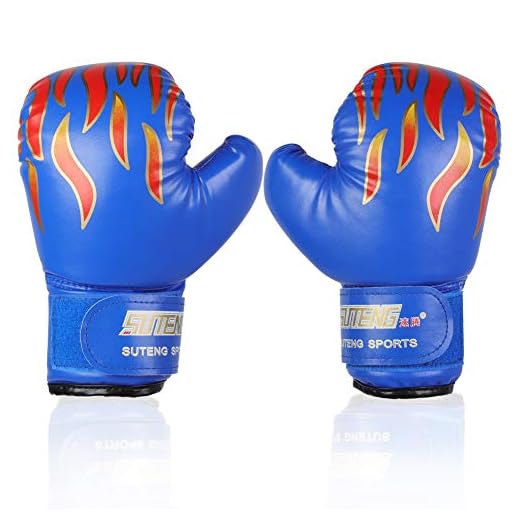 Boxhandschuhe Kinder, PU Kinder Boxhandschuhe Trainingshandschuhe Sparring Training Handschuhe Muay Thai Sparring Training Handschuhe für Kinder von 3-12 Jahre