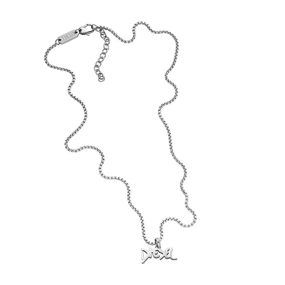Diesel Men's Stainless Steel with lobster clasp closure Pendant necklace