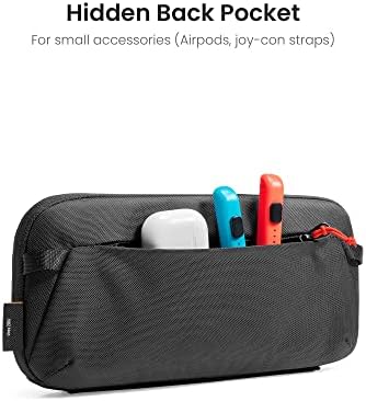 tomtoc Carrying Case for Nintendo Switch OLED Model & Original Nintendo Switch, Portable Storage Travel Bag Ultra Slim Soft Pouch with 20 Game Card Slots and Accessory Pocket