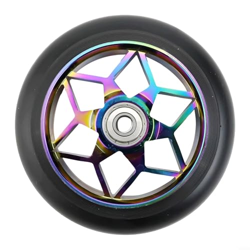 Pro Scooter Wheels, 110Mm Stunt Scooter Aluminum Alloy Wheel Hub Replacement For Professional Scooters(Seven colors)