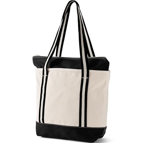 Bolso Tote Lands' End con Asa Larga y Cierre Superior miniatura 3
