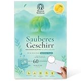 MamaWillow Spülmaschinen-Blätter (30 Stück): Plastikfreie Geschirrspül-Tabs ohne Chemie –...