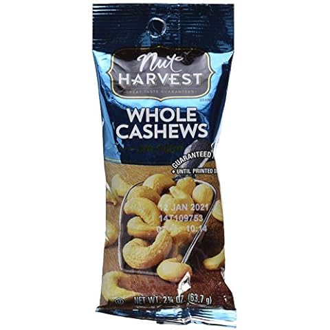 Nut Harvest Cashews Sleeve, 2.25 Oz Cover