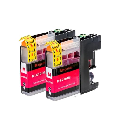 Cartouche LC101 magenta pour MFC-J285DW idéale pour dossiers de télétravail