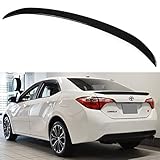 Cuztom Tuning Fits for 2014-2018 Toyota Corolla LE SE XSE Painted Glossy Black JDM Sport Trunk LID Spoiler Wing