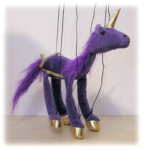 Sunny Puppets Purple Unicorn 18