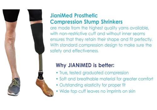 Image of Prosthetic Stump Shrinkers-Below Knee, 45cm, Compression, Amputee Socks, 20-30, Daily use, Taiwan Excellence 2XL