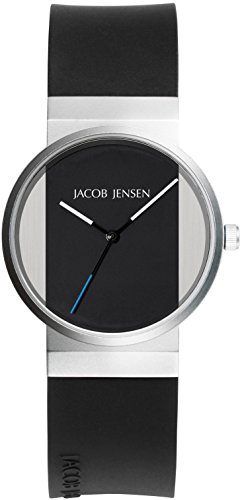 JACOB JENSEN Damen-Armbanduhr JACOB JENSEN NEW SERIES ITEM NO. 722 Analog Quarz Kautschuk JACOB JENSEN NEW SERIES ITEM NO. 722