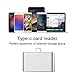 USB C Hub 4-in-1 USB Adapter Docking Station with Type-C SD/TF Card Reader USB 2.0 Ports for 016/2017 MacBook Pro Google Chromebook Phone Switch and More USB-C Devices (Silver)