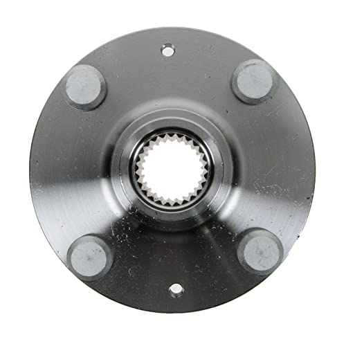 Image of TRQ 2 Piece Front Wheel Bearing & Hub Assembly Set Compatible with 2000-2010 Hyundai Accent 2006-2011 Kia Rio Rio5