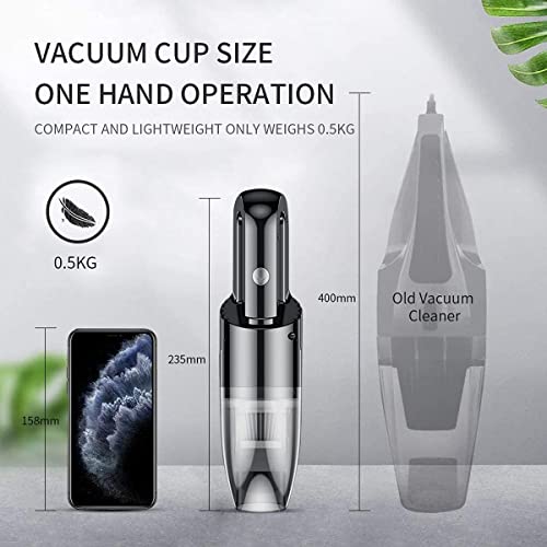 Lipuws Mini Protable Car Vacuum Cordless,Handheld Vacuum For Quick Cleaning, Hand Held Vacuuming, Dust Buster Cordless Rechargeable For Car Home And Office #TOP1