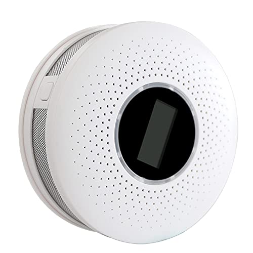 Combinação e Monóxido de Carbono com Display Som e Alarme Flash e LED Indicando Alarme Inteligente e