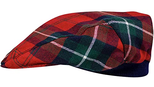Casquette plate tartan Ruthven élastique pour en finir avec les maux de tête