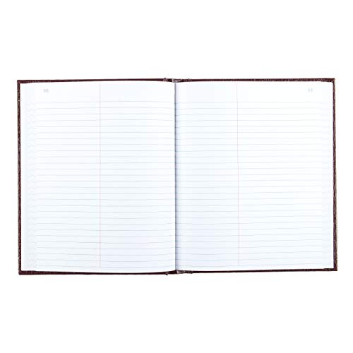 Rediform Law Record Book With Center Line, 150 Sheets, 9-3/4 X 8 Inches, Burgundy (Red56907) #TOP1