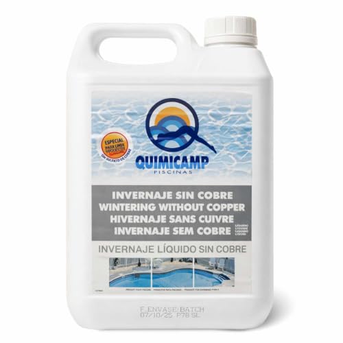 Invernador Liquido para Piscinas, Invernaje piscina sin Cobre, 5 Litros