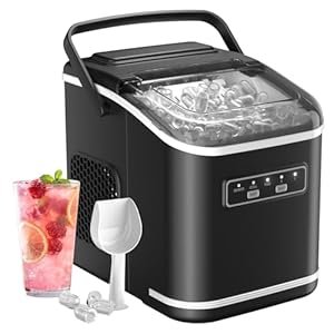 Machine À Glaçons Portable 12kg/24h Avec Cuillère - Acmeenjoy